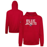Columbus Blue Jackets Levelwear Podium Carve Pullover Hoodie - Red - NHL