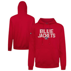 Columbus Blue Jackets Levelwear Podium Carve Pullover Hoodie - Red - NHL