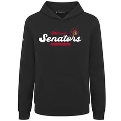 Ottawa Senators Levelwear Youth Podium Monument Pullover Hoodie - Black - NHL