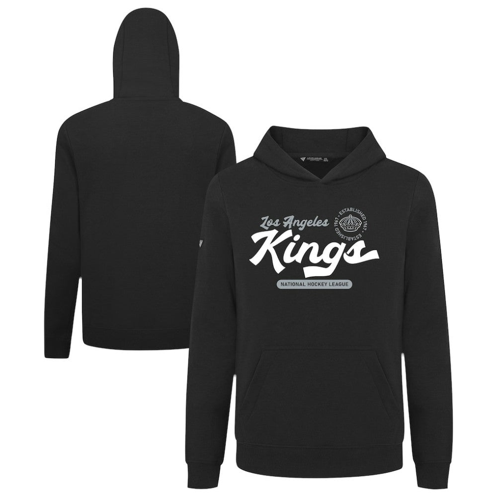 Los Angeles Kings Levelwear Youth Podium Monument Pullover Hoodie - Black - NHL