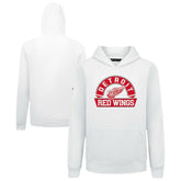 Detroit Red Wings Levelwear Youth Podium Banner Arch Pullover Hoodie - White - NHL