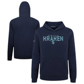 Seattle Kraken Levelwear Youth Podium Carve Pullover Hoodie - Navy - NHL