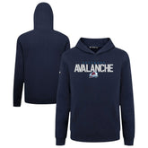 Colorado Avalanche Levelwear Youth Podium Carve Pullover Hoodie - Navy - NHL