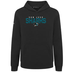 San Jose Sharks Levelwear Youth Podium Carve Pullover Hoodie - Black - NHL
