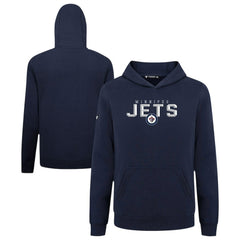 Winnipeg Jets Levelwear Youth Podium Carve Pullover Hoodie - Navy - NHL