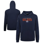 Edmonton Oilers Levelwear Youth Podium Carve Pullover Hoodie - Navy - NHL