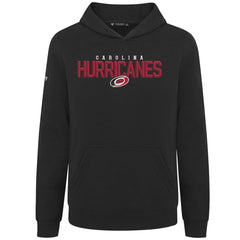 Carolina Hurricanes Levelwear Youth Podium Carve Pullover Hoodie - Black - NHL