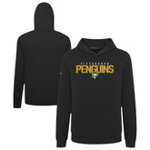 Pittsburgh Penguins Levelwear Youth Podium Carve Pullover Hoodie - Black - NHL