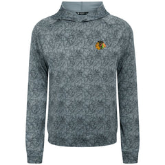 Chicago Blackhawks Levelwear Albatross Raglan Pullover Hoodie - Gray - NHL