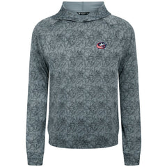 Columbus Blue Jackets Levelwear Albatross Raglan Pullover Hoodie - Gray - NHL