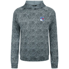 New York Rangers Levelwear Albatross Raglan Pullover Hoodie - Gray - NHL