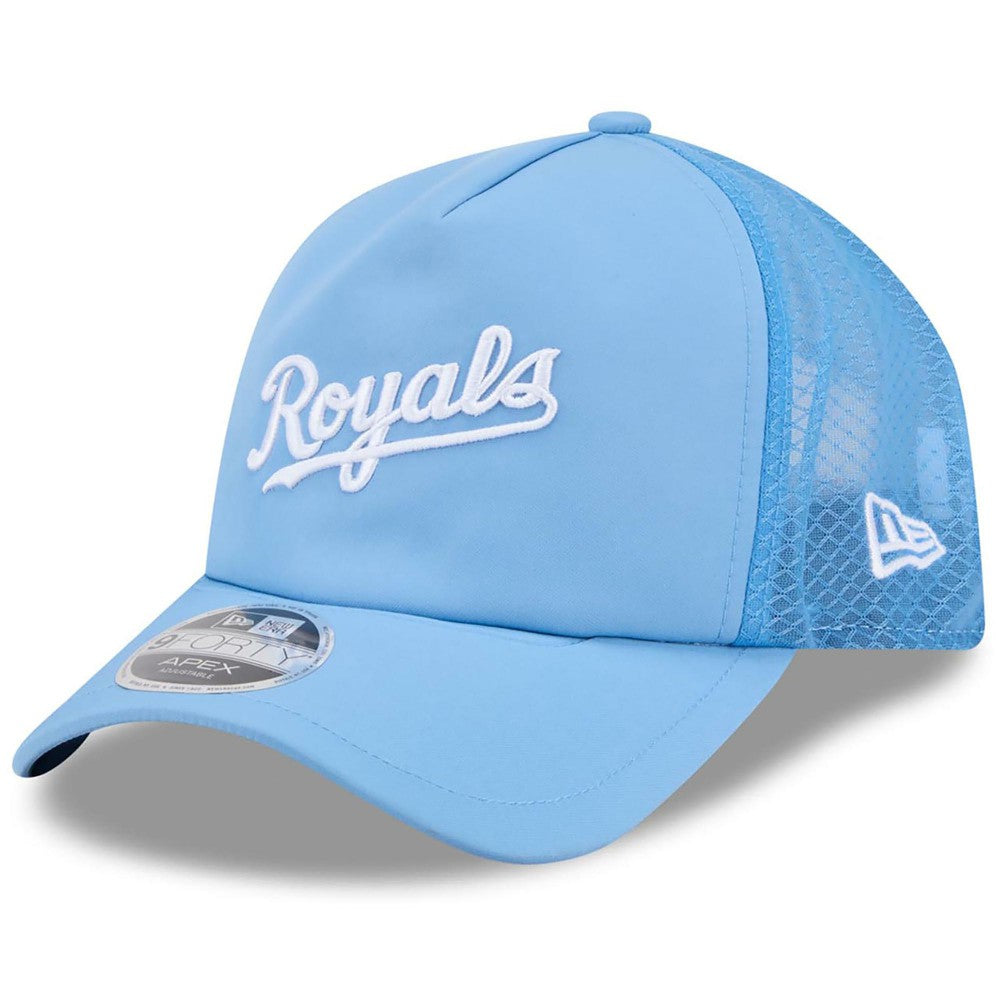 Kansas City Royals New Era 2026 Batting Practice Alternate Apex 9FORTY Adjustable Hat - MLB