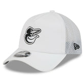 Baltimore Orioles New Era 2026 Batting Practice Apex 9FORTY Adjustable Trucker Hat - MLB