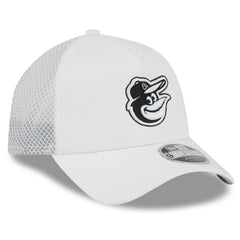 Baltimore Orioles New Era 2026 Batting Practice Apex 9FORTY Adjustable Trucker Hat - MLB