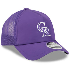 Colorado Rockies New Era 2026 Batting Practice Apex 9FORTY Adjustable Trucker Hat - MLB