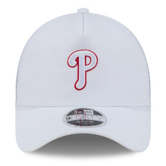 Philadelphia Phillies New Era 2026 Batting Practice Apex 9FORTY Adjustable Trucker Hat - MLB