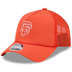 San Francisco Giants New Era 2026 Batting Practice Apex 9FORTY Adjustable Trucker Hat - MLB