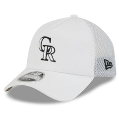 Colorado Rockies New Era 2026 Batting Practice Apex 9FORTY Adjustable Trucker Hat - MLB