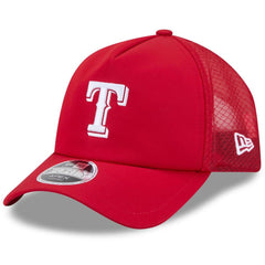 Texas Rangers New Era 2026 Batting Practice Apex 9FORTY Adjustable Trucker Hat - MLB