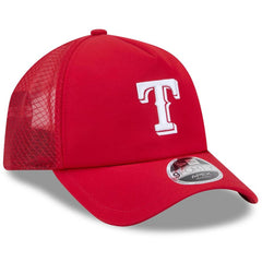 Texas Rangers New Era 2026 Batting Practice Apex 9FORTY Adjustable Trucker Hat - MLB