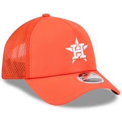 Houston Astros New Era 2026 Batting Practice Apex 9FORTY Adjustable Trucker Hat - MLB