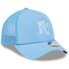 Kansas City Royals New Era 2026 Batting Practice Apex 9FORTY Adjustable Trucker Hat - MLB