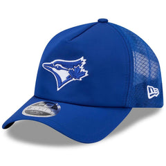 Toronto Blue Jays New Era 2026 Batting Practice Apex 9FORTY Adjustable Trucker Hat - MLB