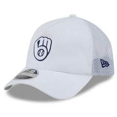 Milwaukee Brewers New Era 2026 Batting Practice Apex 9FORTY Adjustable Trucker Hat - MLB