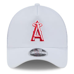 Los Angeles Angels New Era 2026 Batting Practice Apex 9FORTY Adjustable Trucker Hat - MLB
