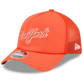 New York Mets New Era 2026 Batting Practice Apex 9FORTY Adjustable Trucker Hat - MLB