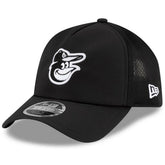 Baltimore Orioles New Era 2026 Batting Practice Apex 9FORTY Adjustable Trucker Hat - MLB