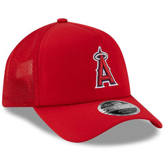Los Angeles Angels New Era 2026 Batting Practice Apex 9FORTY Adjustable Trucker Hat - MLB