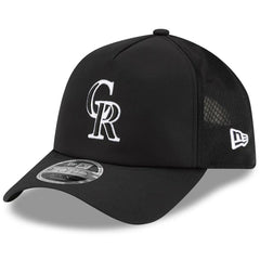 Colorado Rockies New Era 2026 Batting Practice Apex 9FORTY Adjustable Trucker Hat - MLB