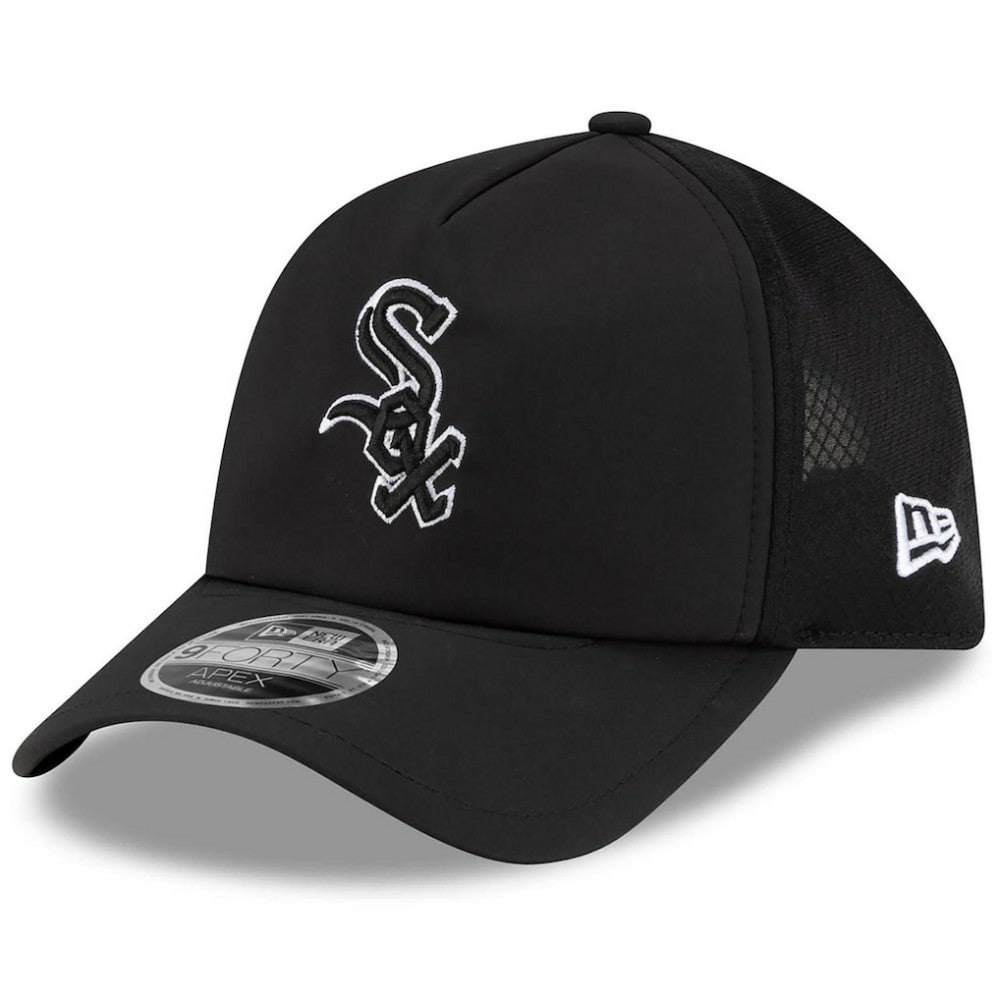 Chicago White Sox New Era 2026 Batting Practice Apex 9FORTY Adjustable Trucker Hat - MLB