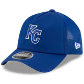 Kansas City Royals New Era 2026 Batting Practice Apex 9FORTY Adjustable Trucker Hat - MLB