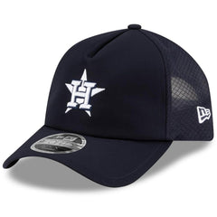 Houston Astros New Era 2026 Batting Practice Apex 9FORTY Adjustable Trucker Hat - MLB