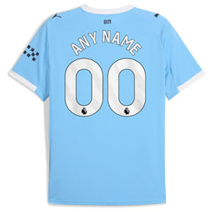 Manchester City 2025/26 Home Replica Custom Jersey Sky Blue | Puma discount