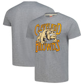 Cleveland Browns Homage Unisex Tri-Blend Dawg Pound XL Bone Collar T-Shirt Gray | NFL