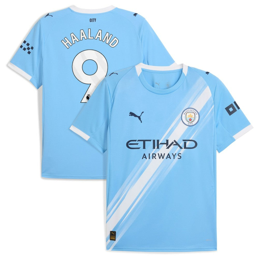 Erling Haaland Manchester City 2025/26 Home Replica Player Jersey Sky Blue | Puma discount
