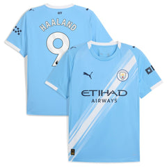 Erling Haaland Manchester City 2025/26 Home Replica Player Jersey Sky Blue | Puma discount