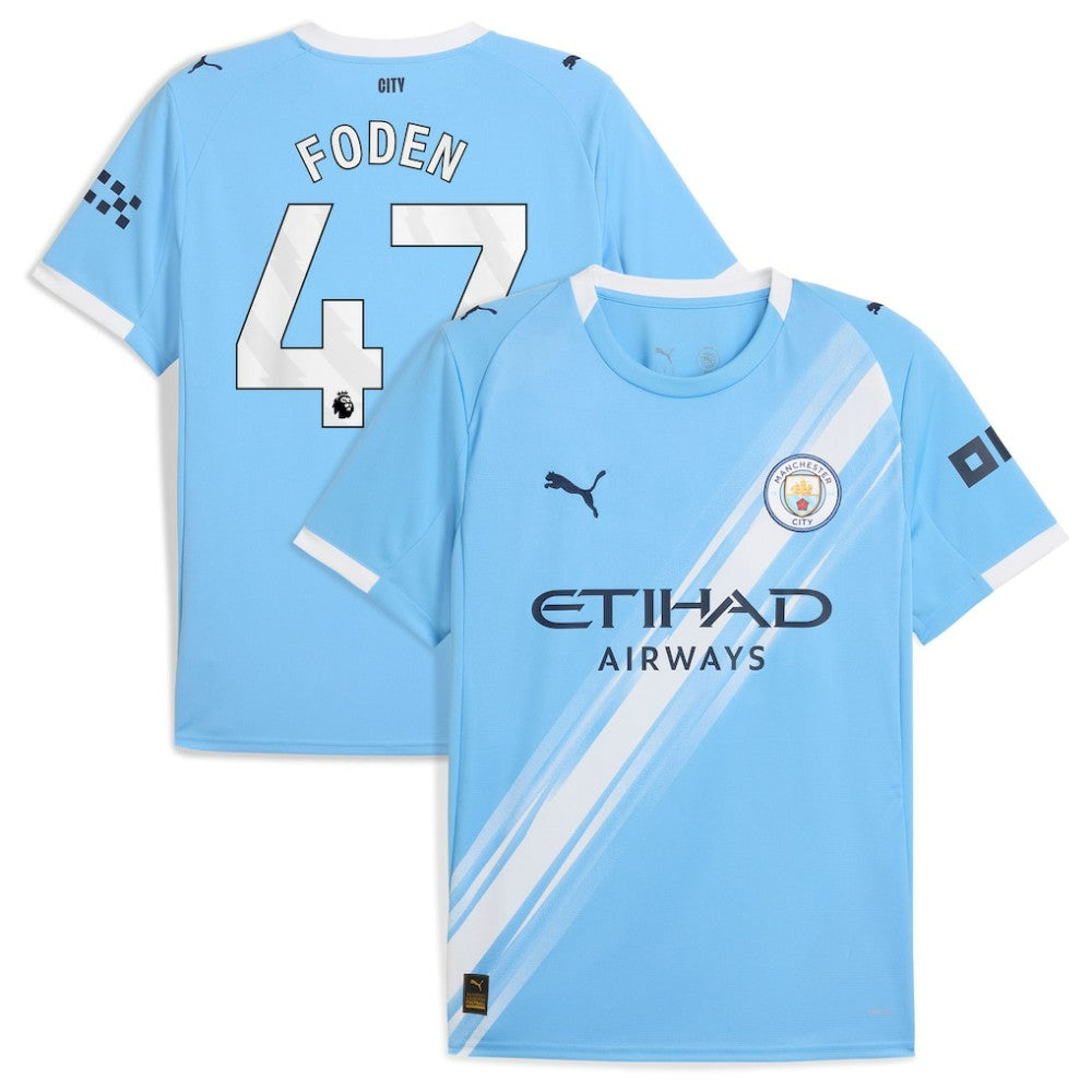 Phil Foden Manchester City 2025/26 Home Replica Player Jersey Sky Blue | Puma Sale