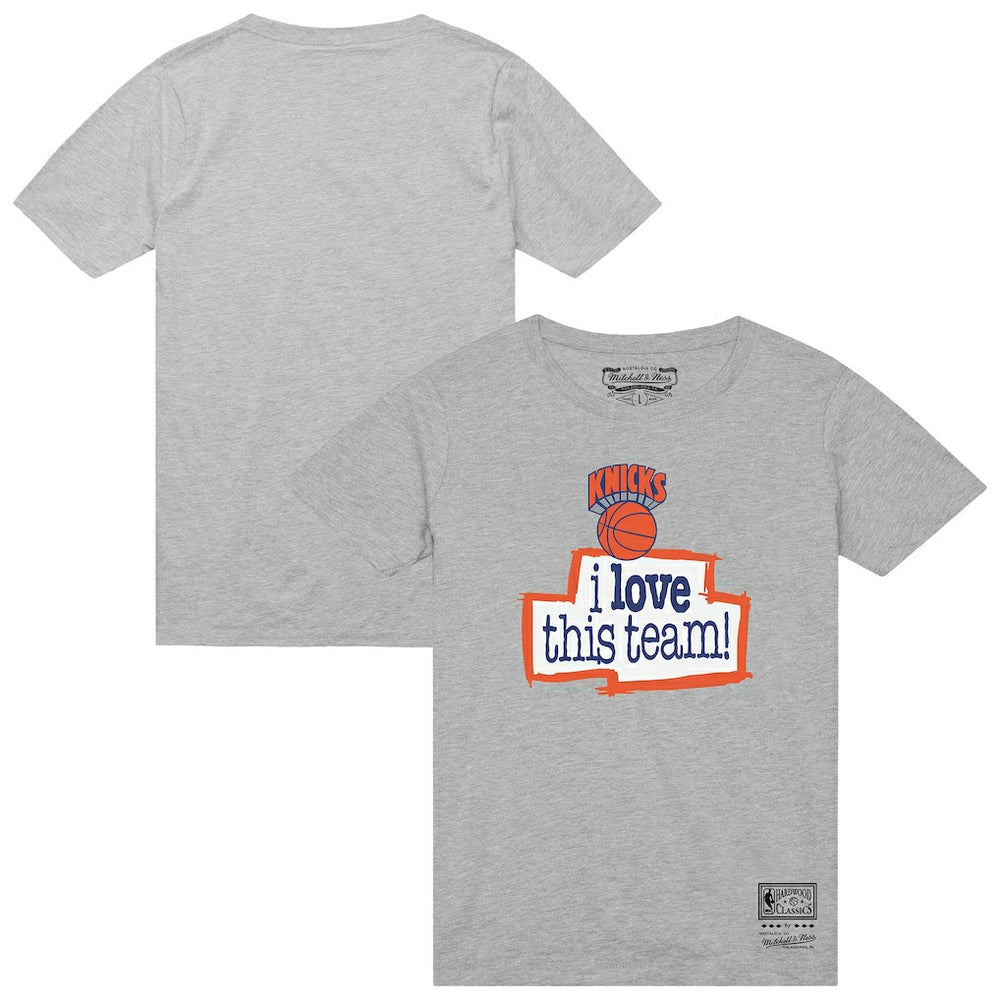 New York Knicks I Love This Team T-Shirt Heather Gray - NBA
