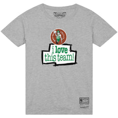 Boston Celtics I Love This Team T-Shirt Heather Gray - NBA