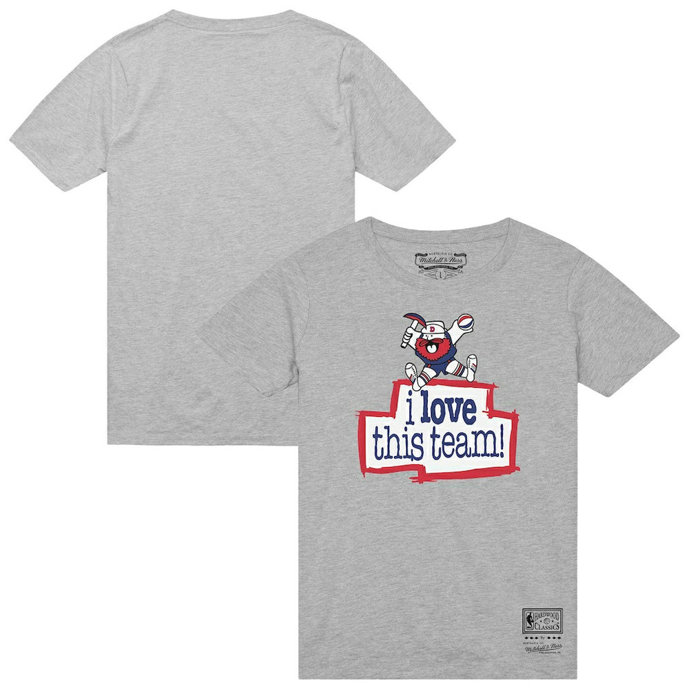 Denver Nuggets I Love This Team T-Shirt Heather Gray - NBA
