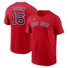 Jarren Duran Boston Red Sox Nike Fuse Name & Number T-Shirt - MLB