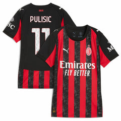 Christian Pulisic AC Milan Women's 2025/26 Home Replica Player Jersey Red | Puma Sale