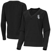 Chicago White Sox Antigua Women's Varsity Tri-Blend V-Neck Long Sleeve T-Shirt - MLB