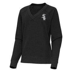 Chicago White Sox Antigua Women's Varsity Tri-Blend V-Neck Long Sleeve T-Shirt - MLB