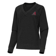 Arizona Diamondbacks Antigua Women's Varsity Tri-Blend V-Neck Long Sleeve T-Shirt - MLB