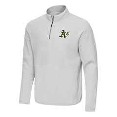 Athletics Antigua Step Up Quarter-Zip Pullover - MLB